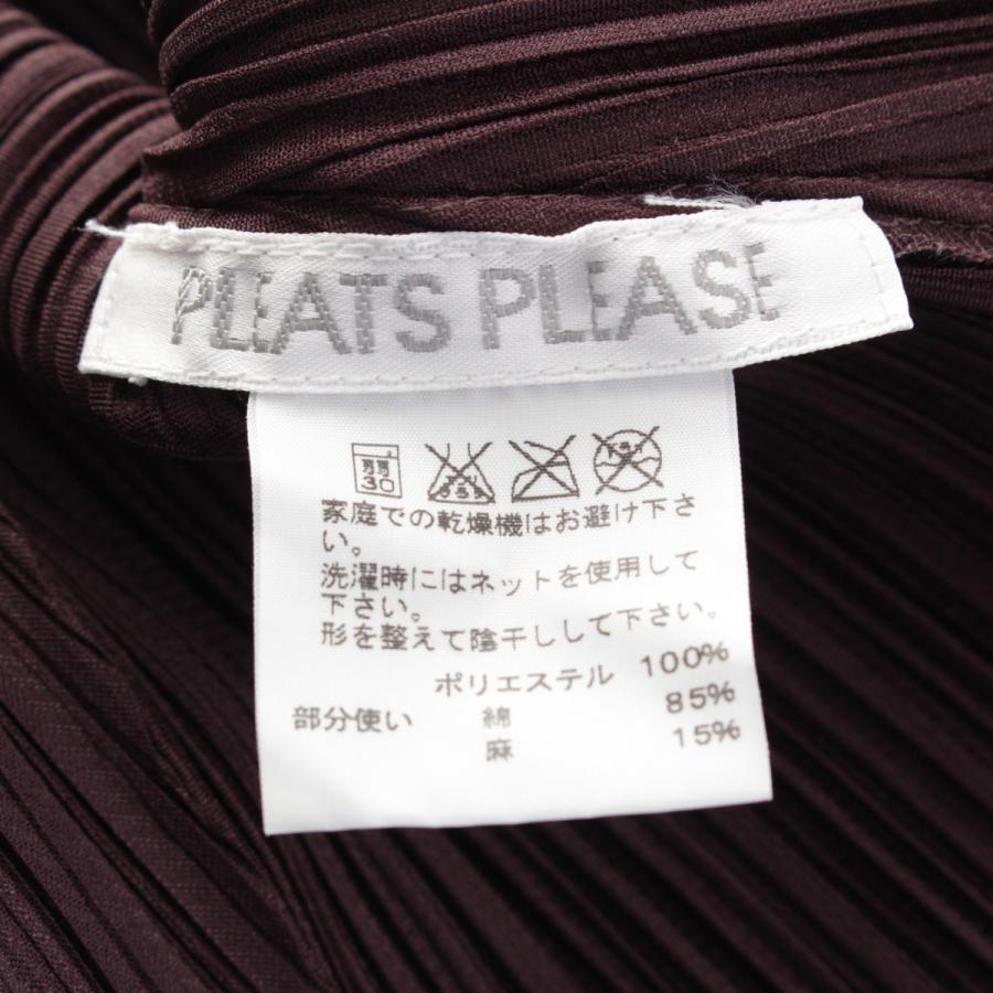 プリーツプリーズ イッセイミヤケ 異素材切替 チェック柄 ノースリーブ