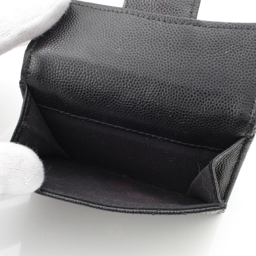 CHANEL（シャネル） ランダム番 キャビアスキン マトラッセ コンパクト