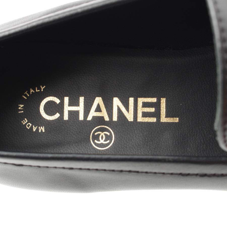 CHANEL（シャネル） 24AW レザー メタルココマーク ローファー G45569