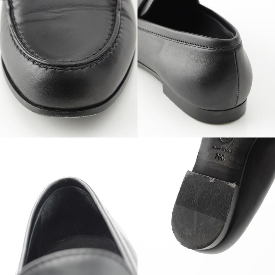 CHANEL（シャネル） 24AW レザー メタルココマーク ローファー G45569