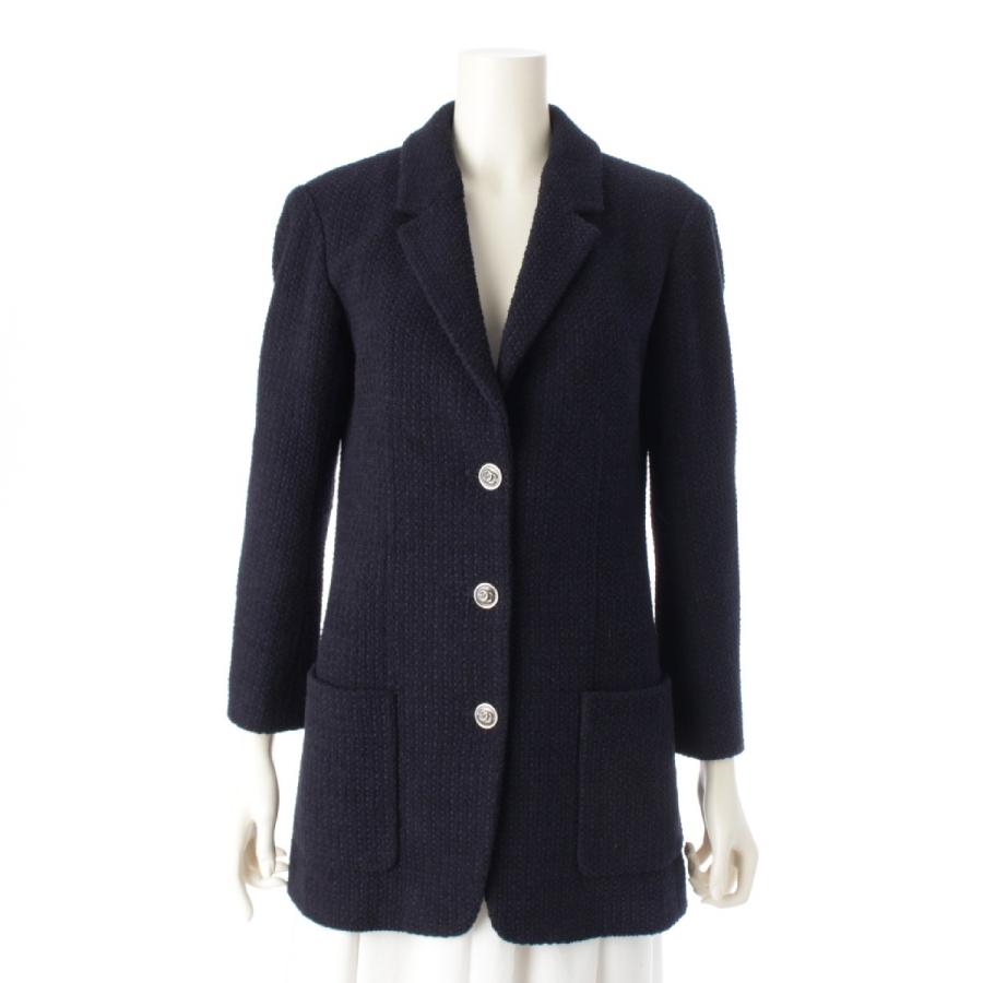 CHANEL（シャネル） 21年 コットン ツイード ココボタン ロゴライン