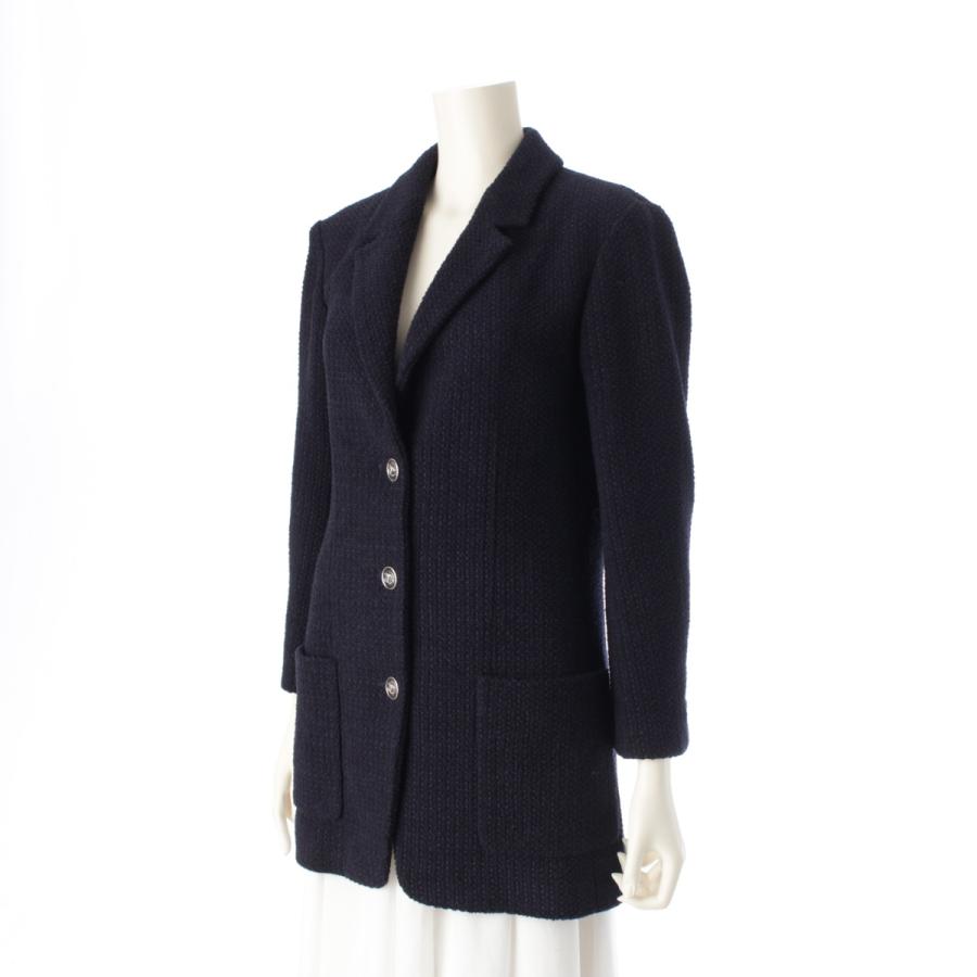 CHANEL（シャネル） 21年 コットン ツイード ココボタン ロゴライン