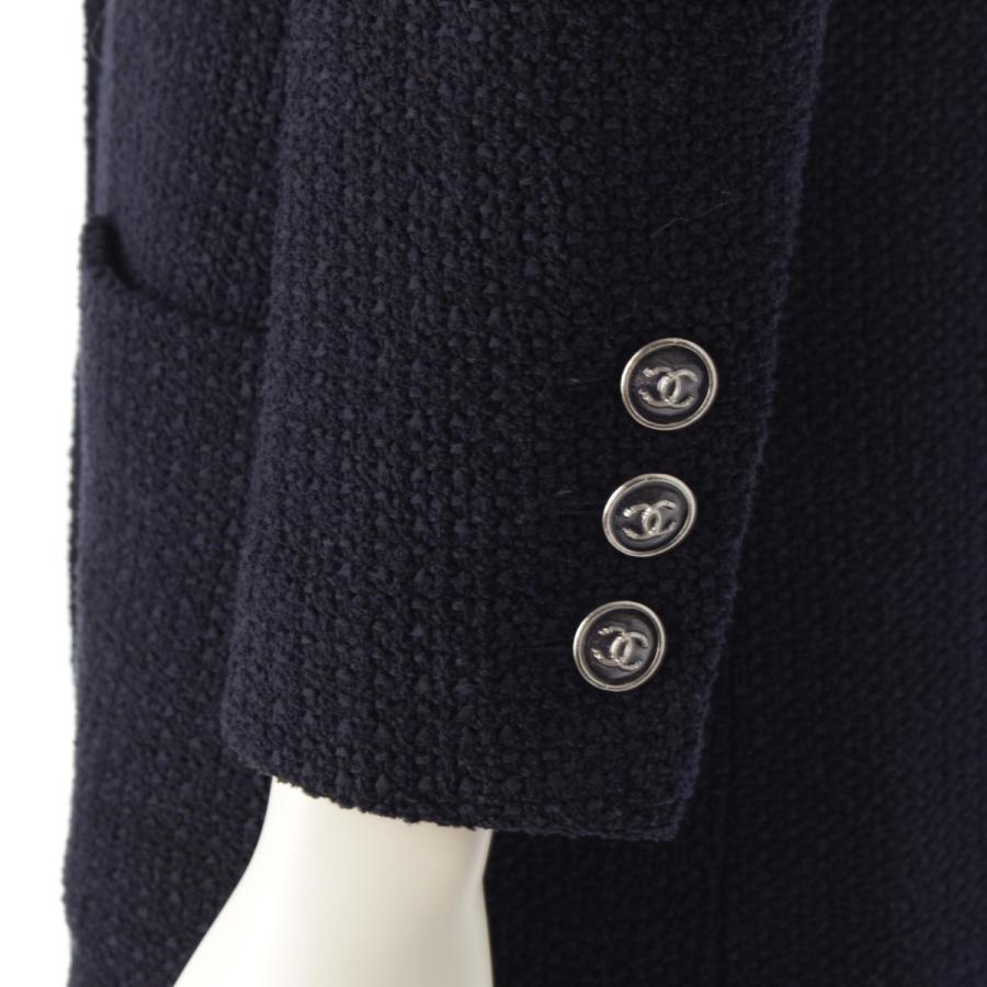 CHANEL（シャネル） 21年 コットン ツイード ココボタン ロゴライン