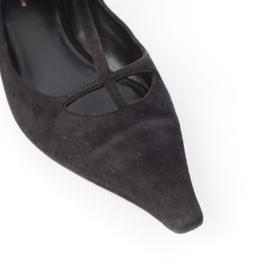 THE ROW ザロウ cyd レザー スウェード キトゥン カットアウト