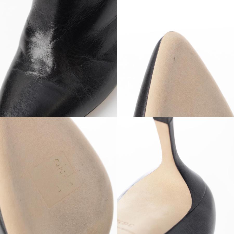 Sergio rossi（セルジオロッシ） レザー サイドジップ ショート ブーツ