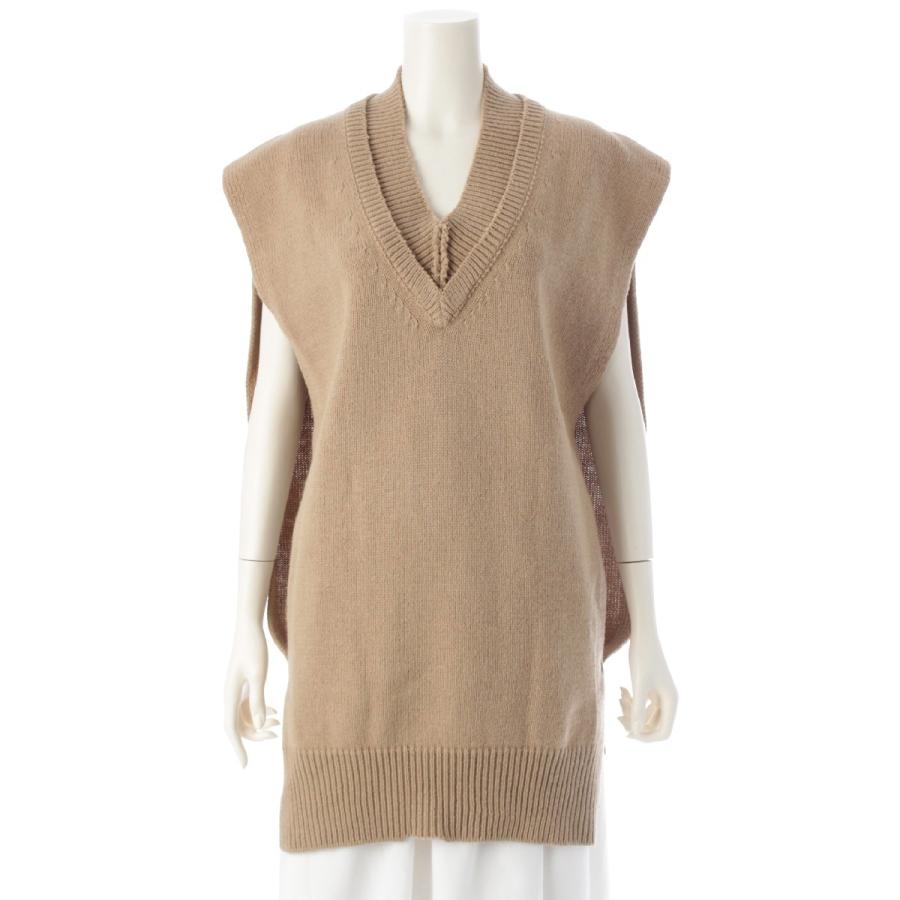 Maison Margiela Vネック ウールニット　ベスト　タバード Maison Margiela（メゾンマルジェラ） ウールリネンタバード