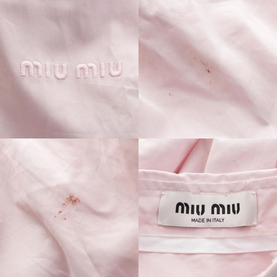 miu miu（ミュウミュウ） 24年製造 25SS コットンポプリン クロップド