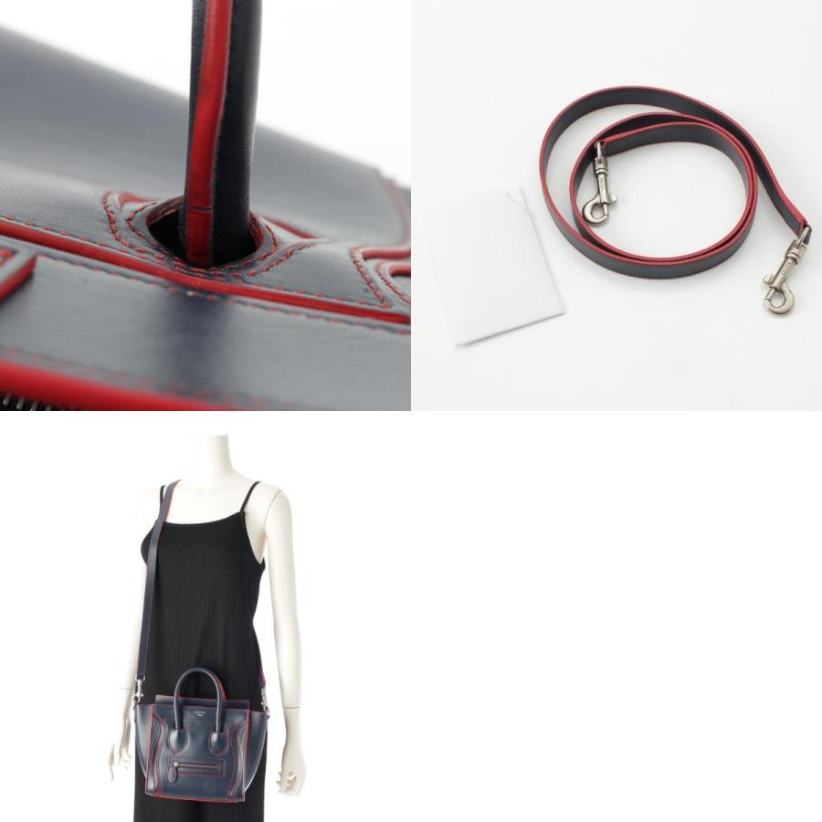 CELINE セリーヌ ラゲージ ナノショッパー レザー 2way ショルダー