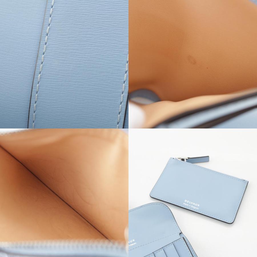 DELVAUX（デルヴォー） ボックスカーフ コンパクトウォレット 二つ折り