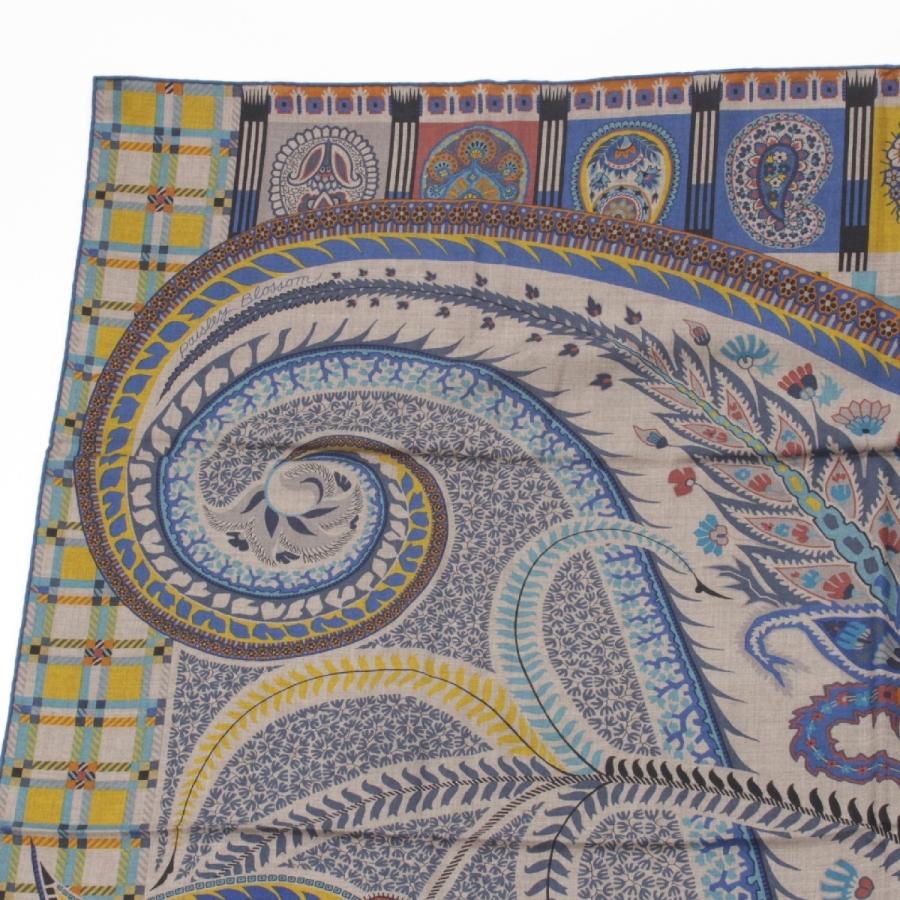 HERMES（エルメス） カシミヤ×シルク カレジェアン 140 Paisley
