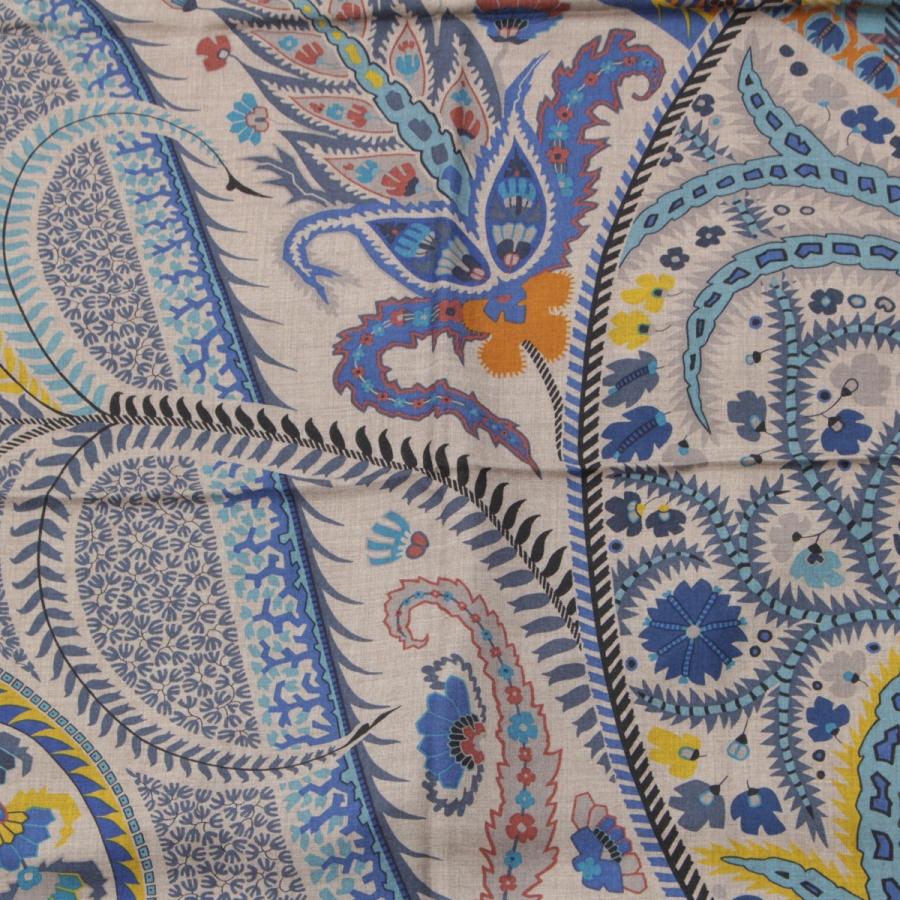 HERMES（エルメス） カシミヤ×シルク カレジェアン 140 Paisley