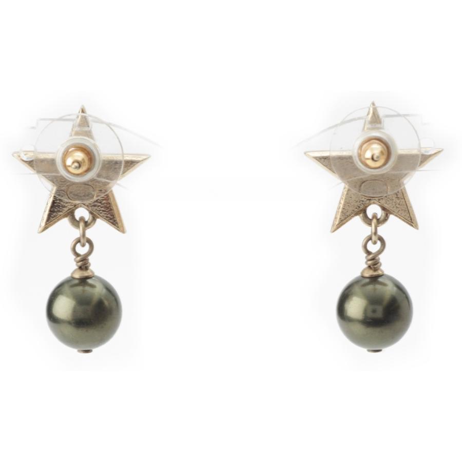 CHANEL（シャネル） 17C ココマーク スター 星 ドロップFパール ピアス