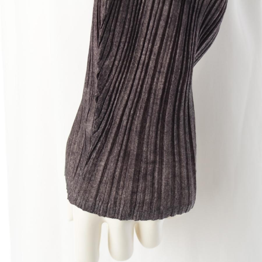 プリーツプリーズ 美品 イッセイミヤケ 近年 ボトルネック プリーツカットソー プリーツプリーズ PLEATS PLEASE イッセイミヤケ 極美品 21AW FROSTY