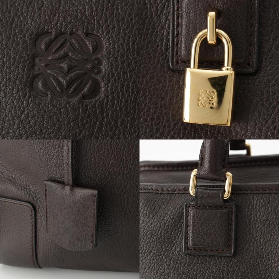 LOEWE ロエベ アマソナ 36 レザー 本革 ハンドバッグ ブラウン