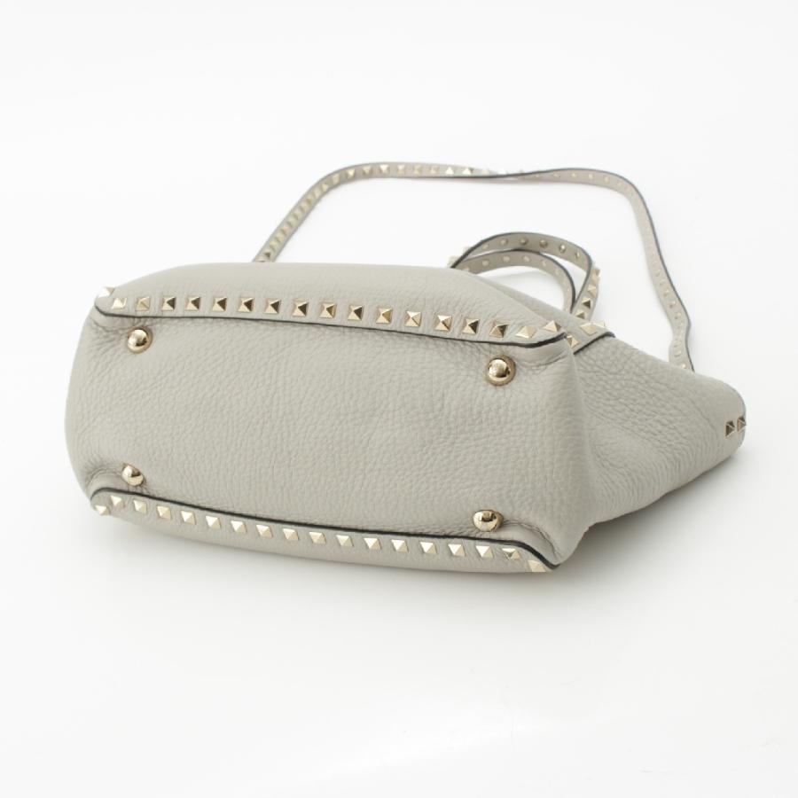 最終値下げ！VALENTINO ロックスタッズ2WAY トートバッグ　ショルダー VALENTINO（ヴァレンティノ） レザー ロックスタッズ ミニ 2way