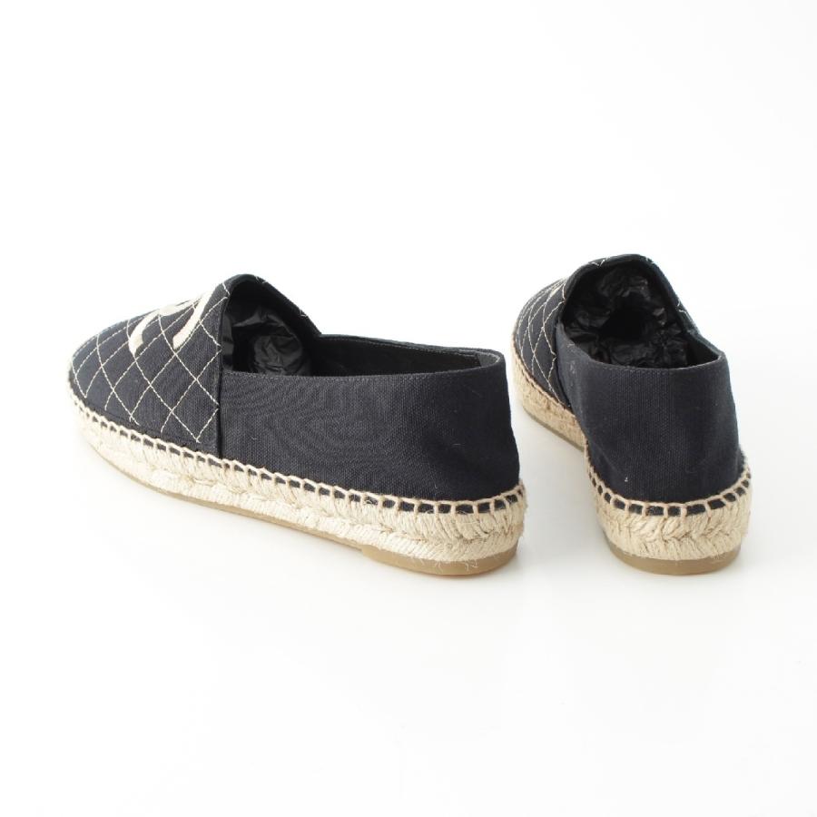 CHANEL（シャネル） キャンバス ココマーク マトラッセ エスパドリーユ