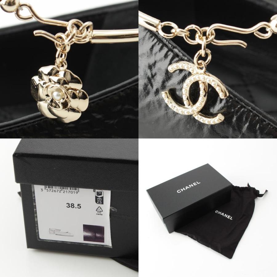 CHANEL（シャネル） レザー ココマーク パール チェーン ストラップ