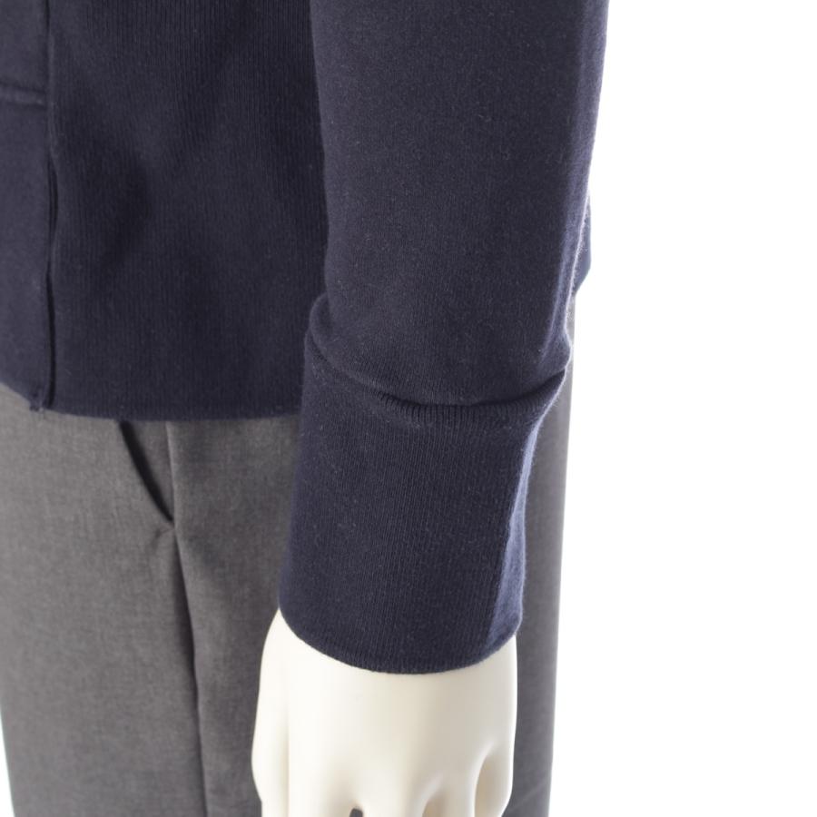 THOM BROWNE（トム ブラウン） 4bar コットン ジップアップ フード