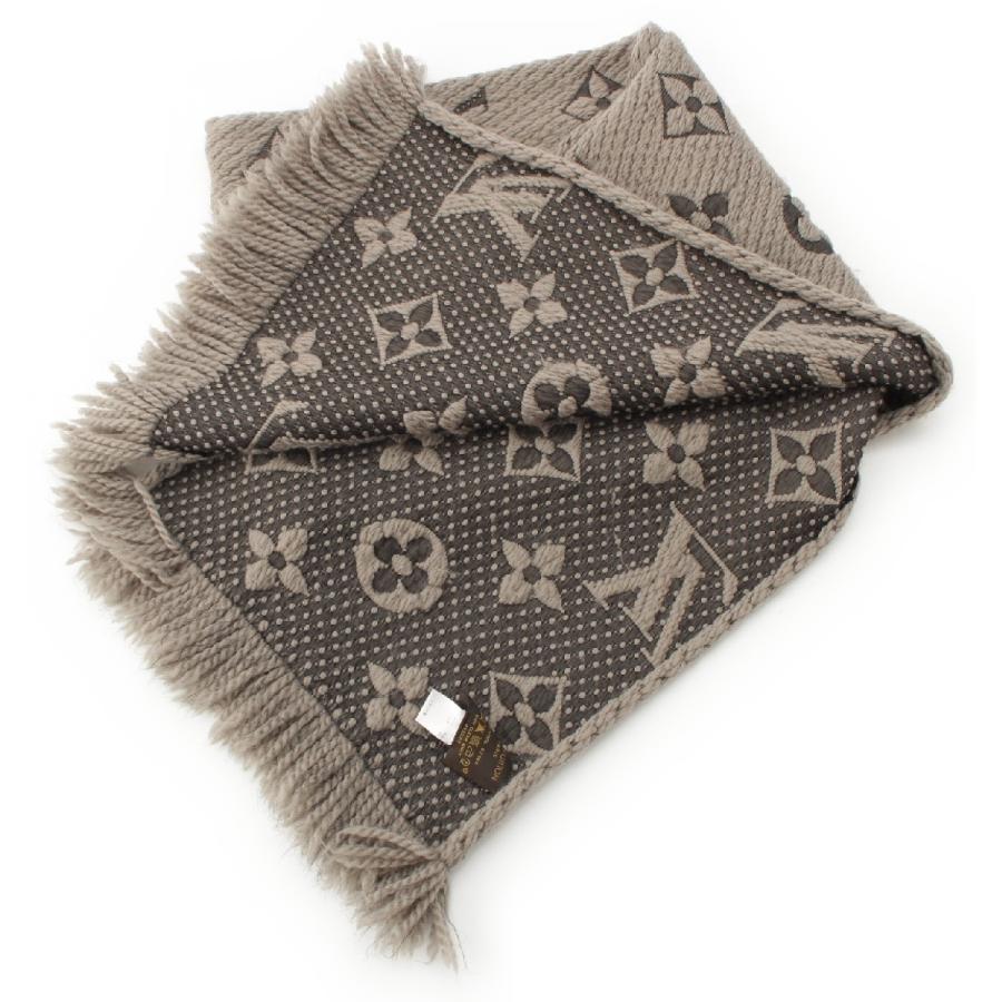 LOUIS VUITTON（ルイ・ヴィトン） ウール×シルク エシャルプロゴマニア