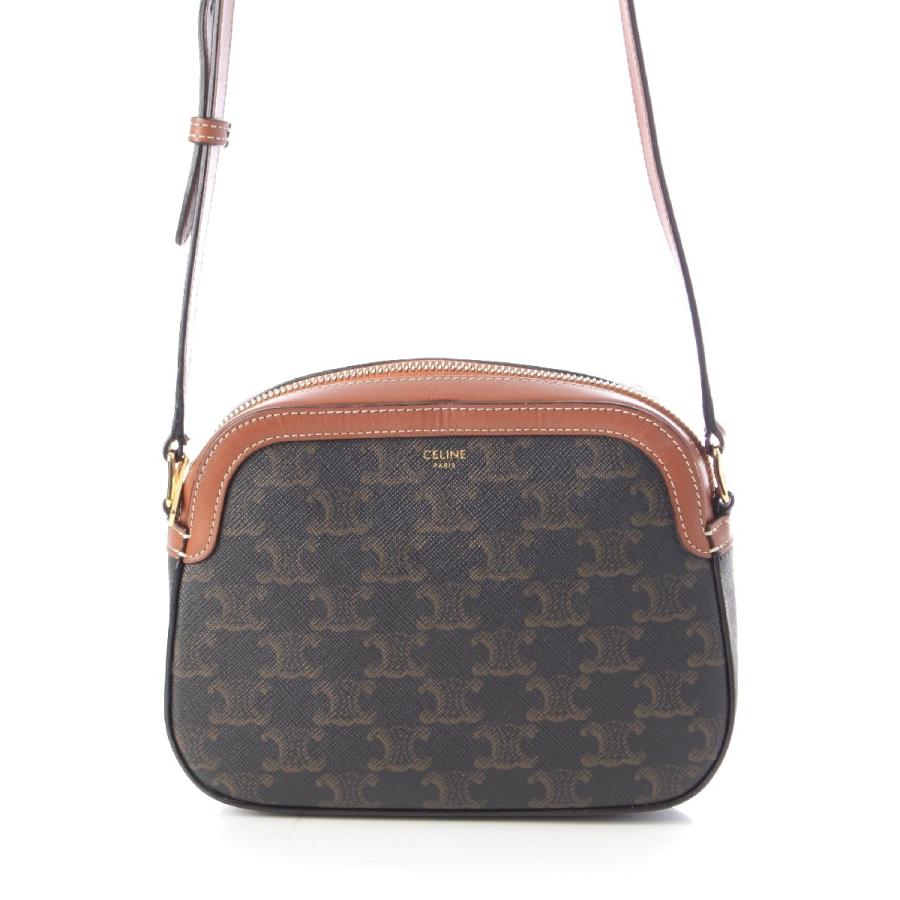 【CELINE】トリオンフキャンバススモールカメラショルダーバッグ CELINE（セリーヌ） カメラ スモール トリオンフキャンバス ショルダー