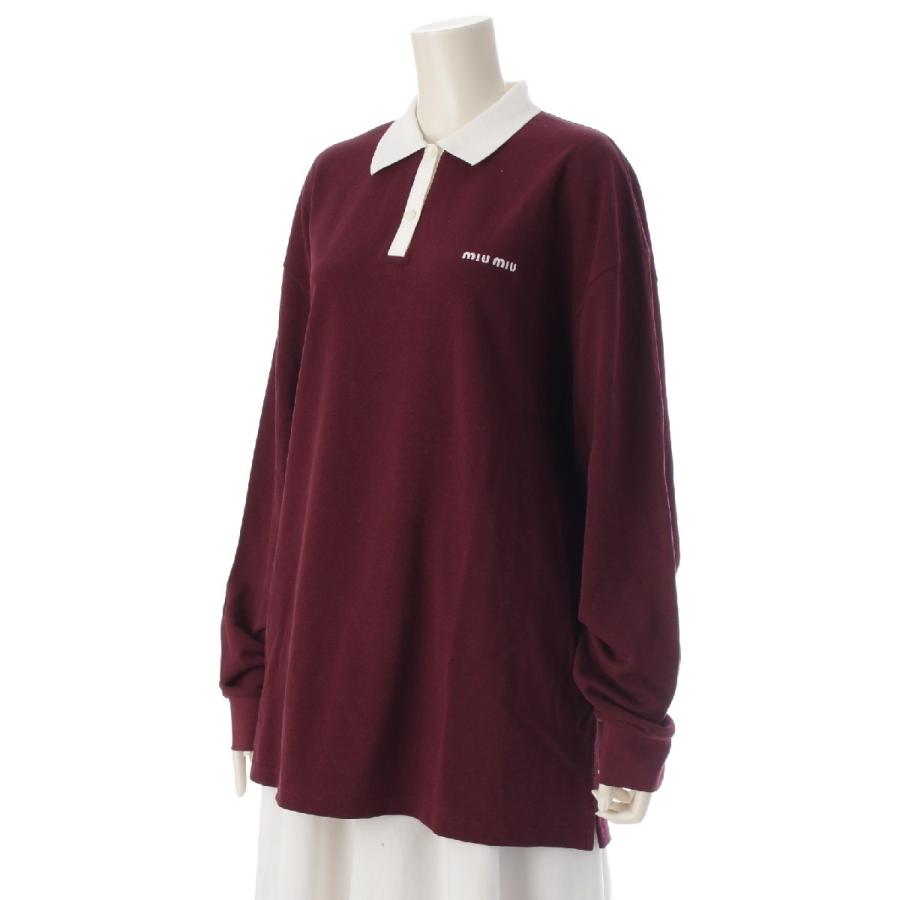 LOUISVUITTONワインレッド ポロシャツ S LOUISVUITTONワインレッド ポロシャツ S