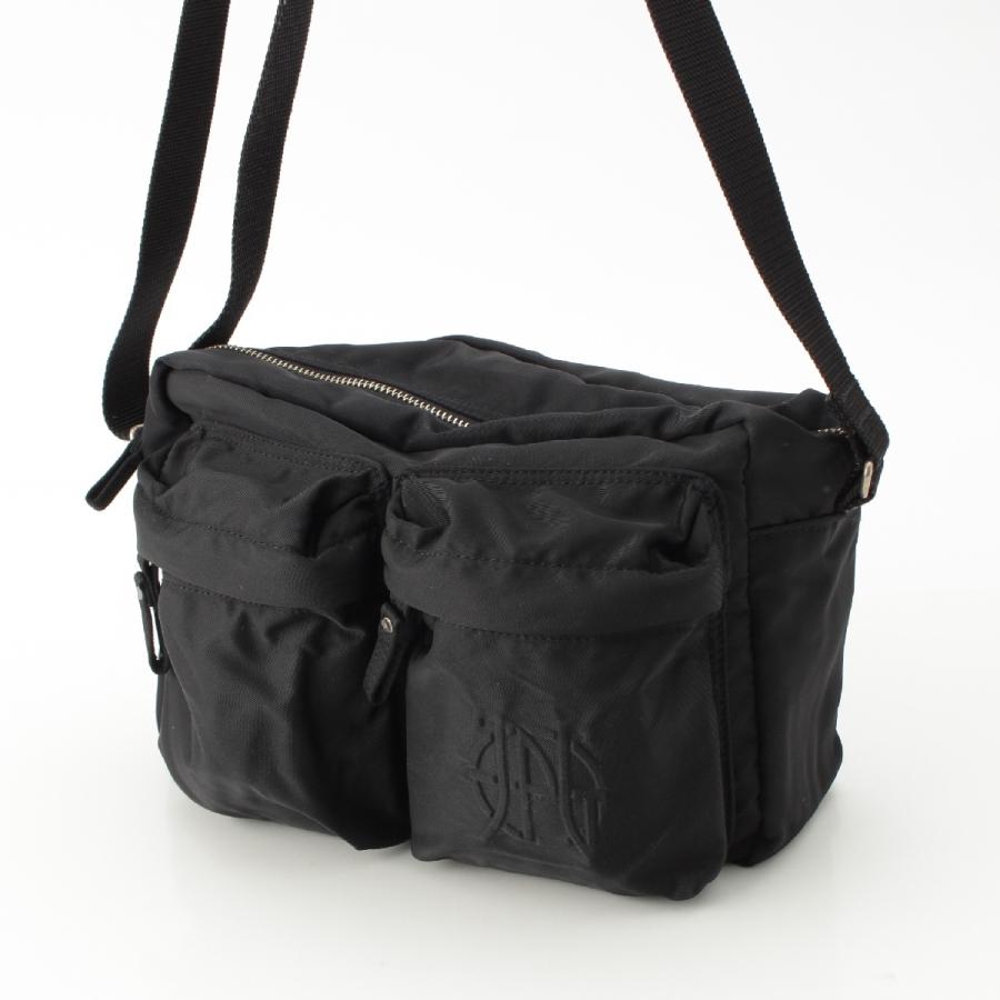 ジャンポールゴルチエ JPG ナイロン ロゴ ジップ ショルダー