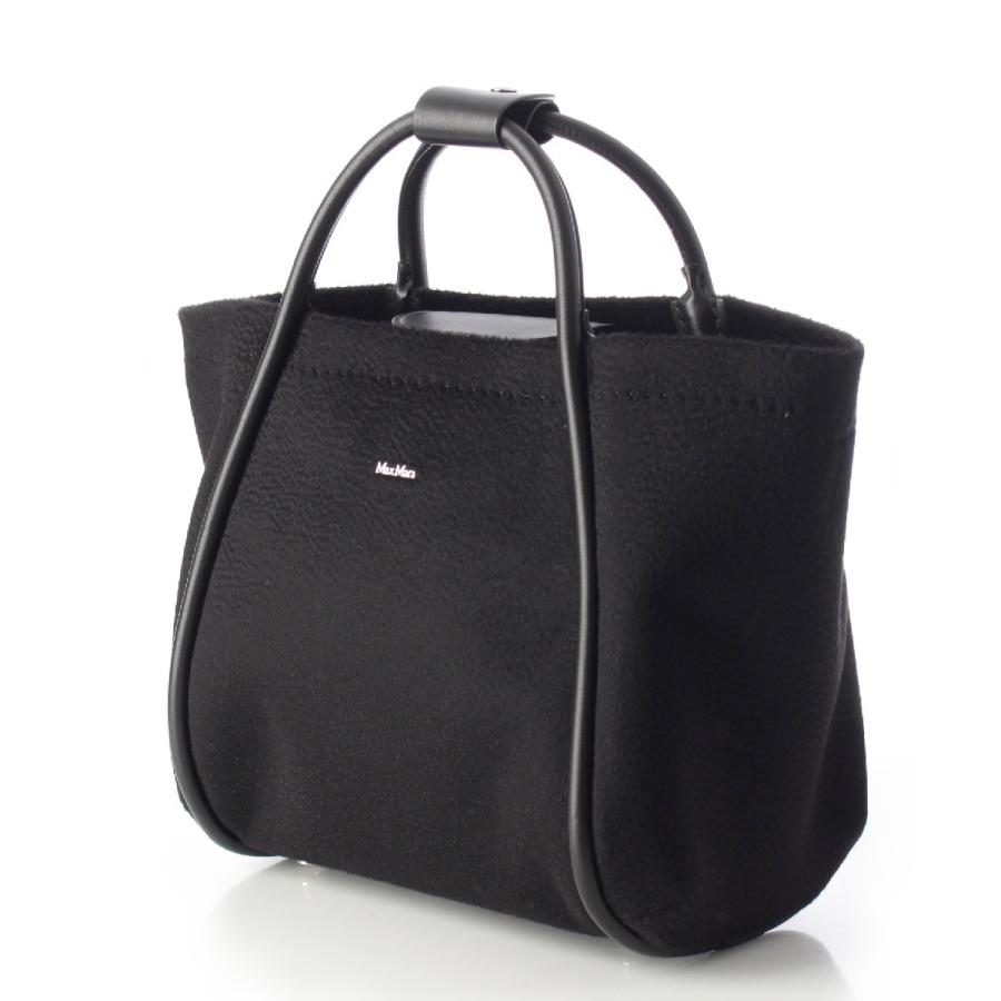 マックスマーラ　2way ブラック Max Mara（マックスマーラ） MARINWS マリン カシミヤ 2WAY