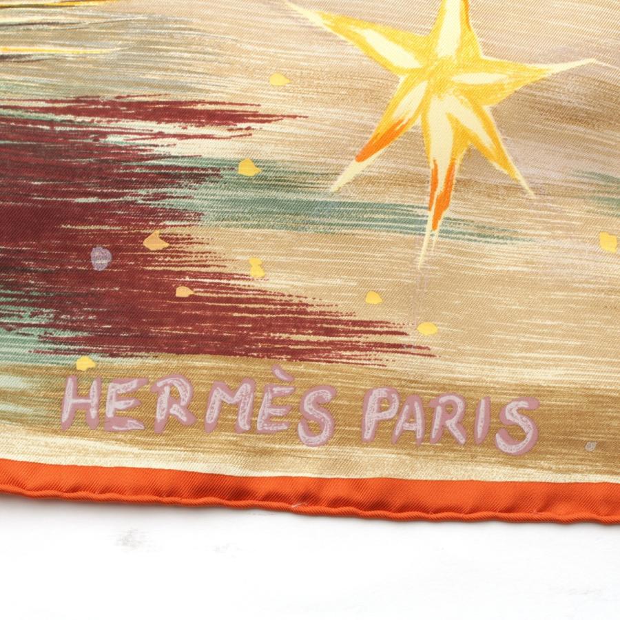 HERMES（エルメス） カレ90 シルク FEUX DU CIEL 天の火 スカーフ