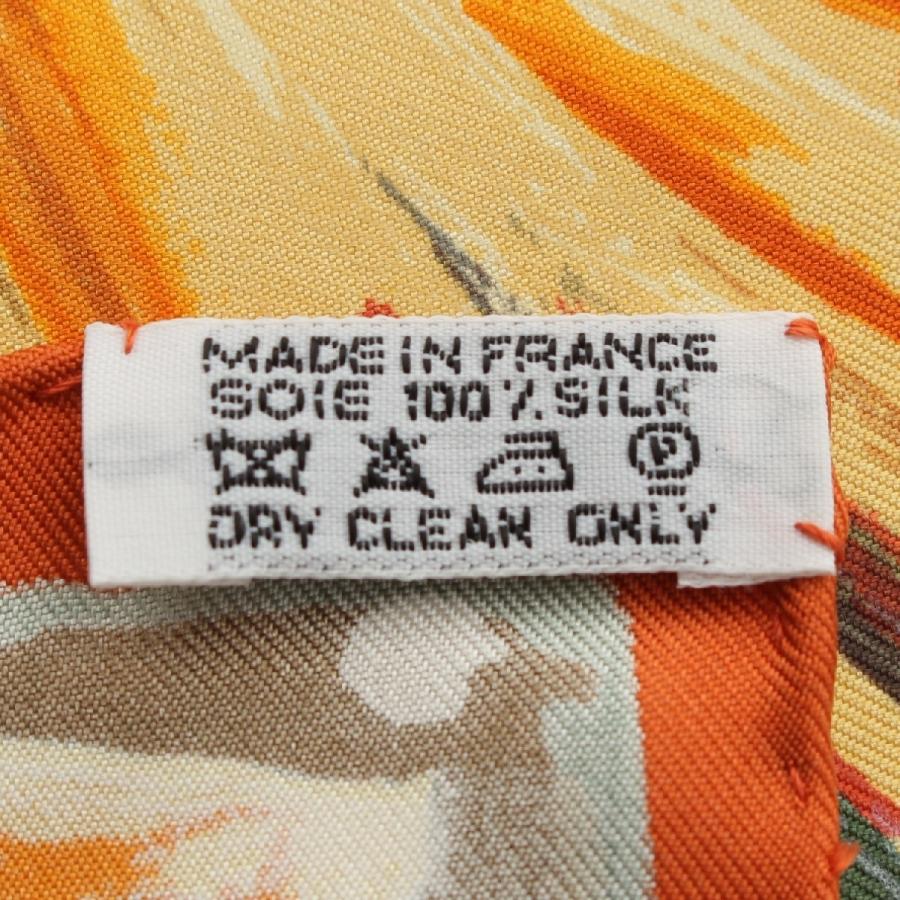 HERMES（エルメス） カレ90 シルク FEUX DU CIEL 天の火 スカーフ