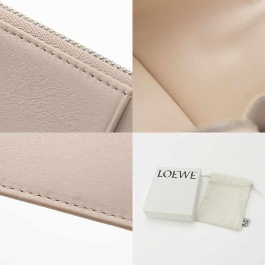 LOEWE（ロエベ） レザー フラグメントケース カードケース ピンク