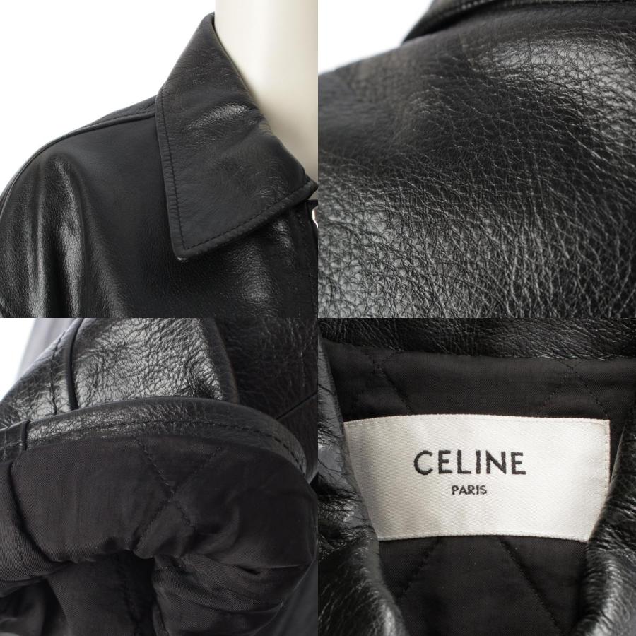 CELINE（セリーヌ） レザー エディ期 ポリスマンジャケット ライダース