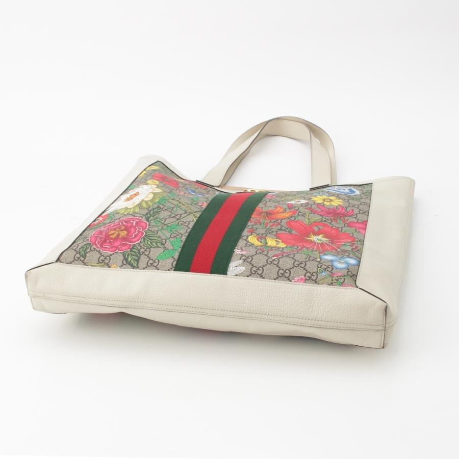 GUCCI（グッチ） GGスプリームキャンバス オフディア フラワー トート 