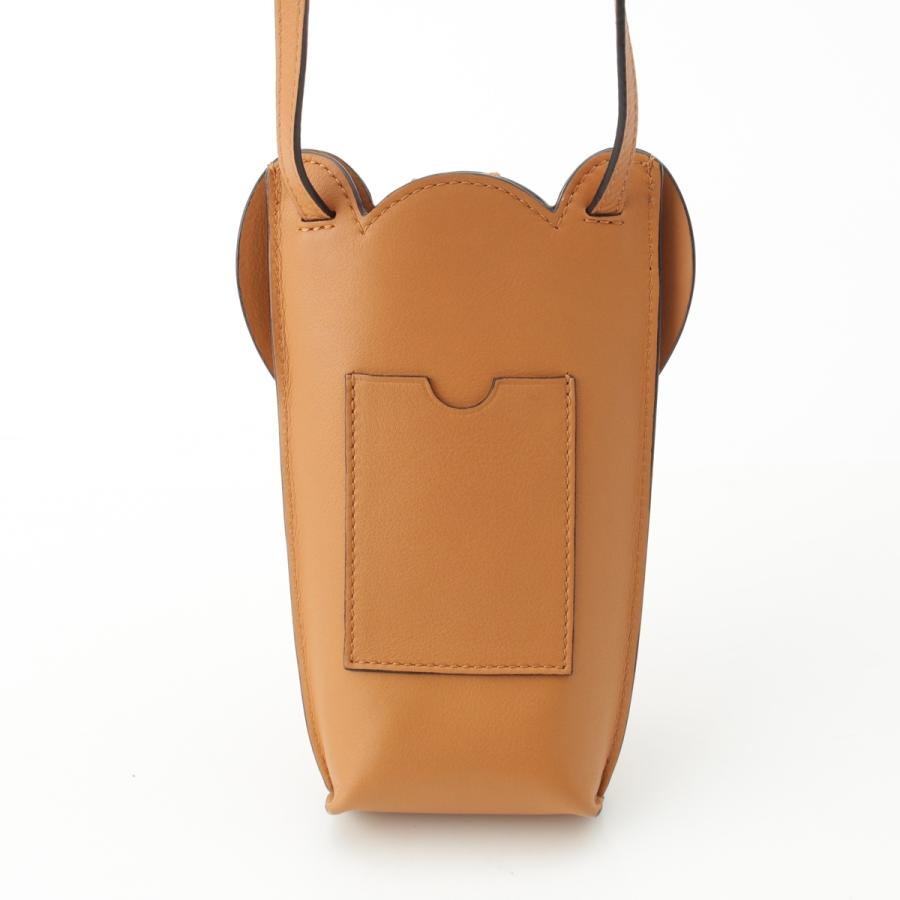 LOEWE レザー エレファント ポケット ショルダーバッグ ブラウン LOEWE（ロエベ） レザー エレファント ポケット ショルダーバッグ