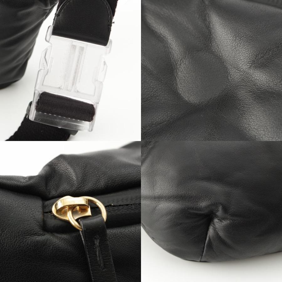 Maison Margiela グラムスラム ブラック カレンダータグ レザー