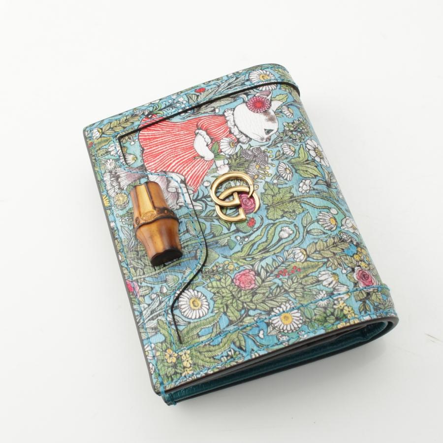 限定品✨ GUCCI ニュージャッキー ヒグチユウコ 折り財布 フラワー pr-gucci-OFFICIAL-