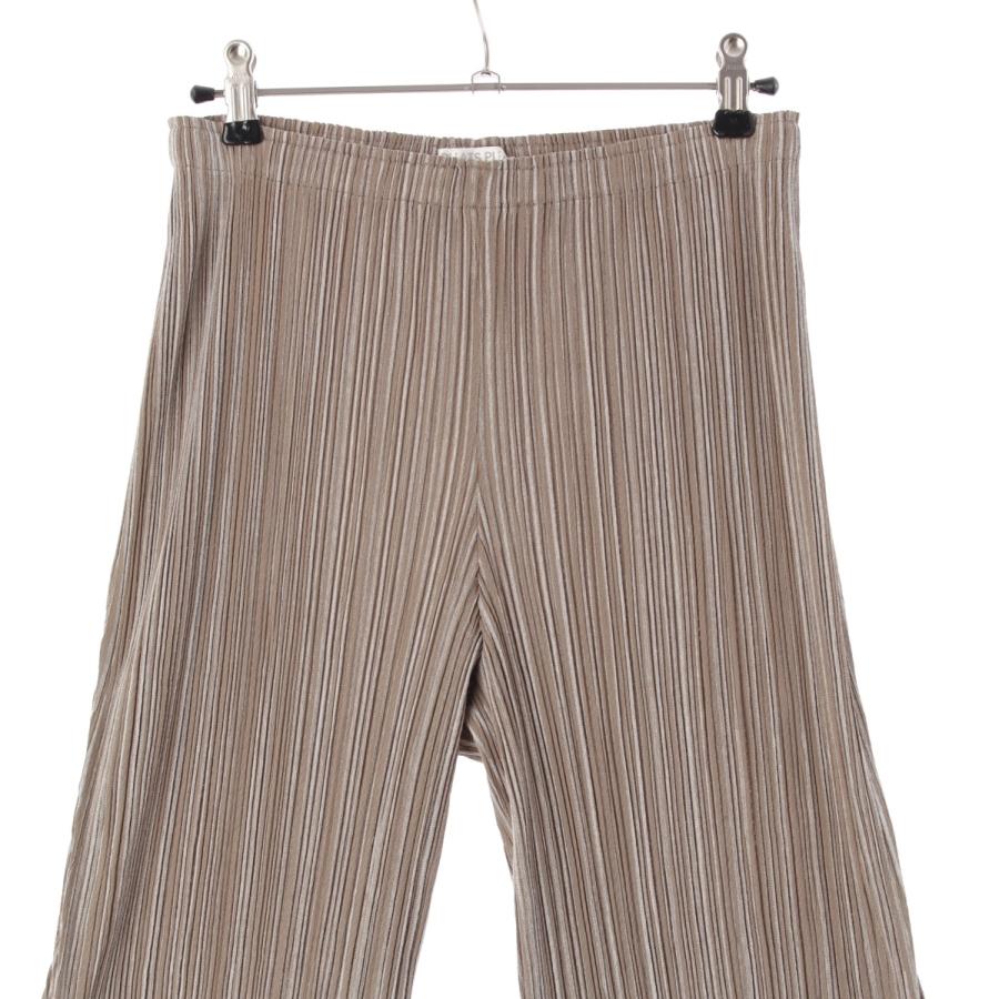 プリーツプリーズ　イッセイミヤケ　パンツ　ベージュ　サイズ1 PLEATS PLEASE ISSEY MIYAKE（パンツ ・ ベージュ系）のフリマ