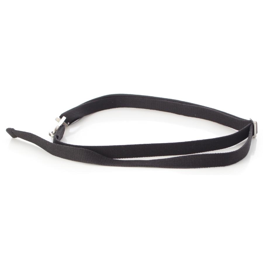 リックオウエンス Disco ディスコ アジャスター ホック ベルト ブラック シルバー【中古】 Rick Owens（リック・オウエンス） Disco ディスコ アジャスター