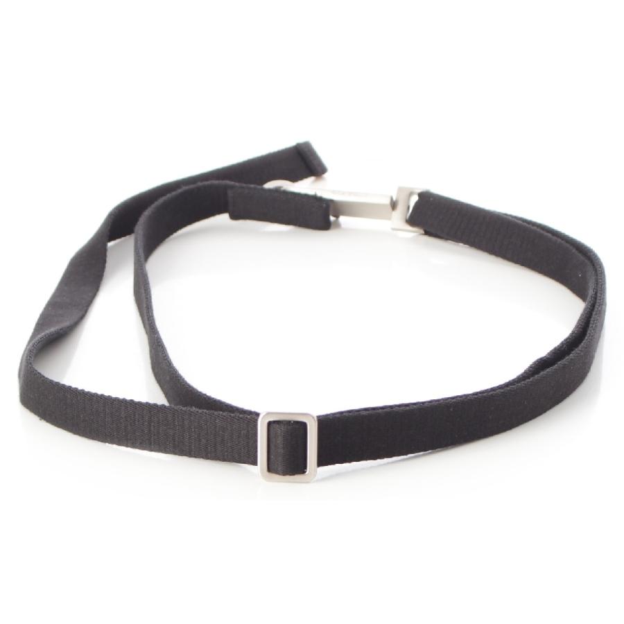 リックオウエンス Disco ディスコ アジャスター ホック ベルト ブラック シルバー【中古】 Rick Owens（リック・オウエンス） Disco ディスコ アジャスター