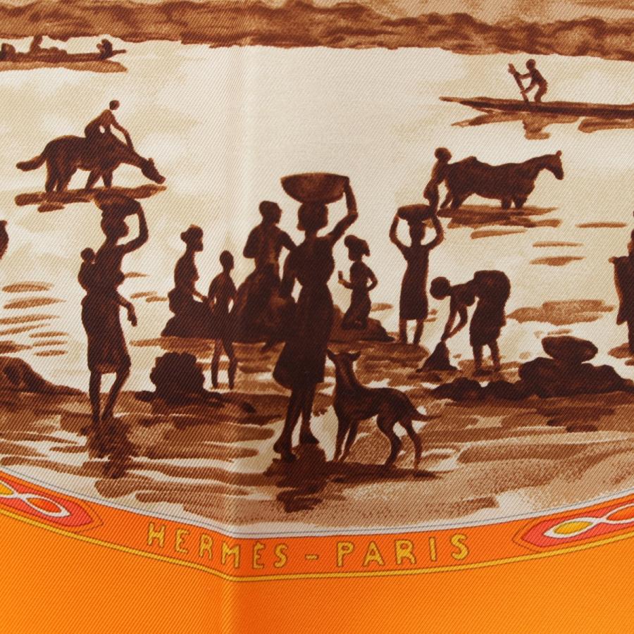 HERMES（エルメス） カレ90 CAVALIERS PEULS プール族の騎手 シルク