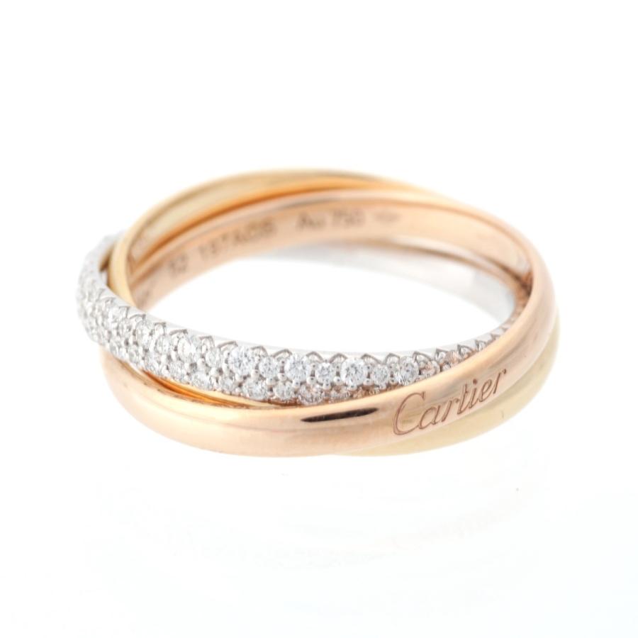 カルティエ　ダイア　トリニティスリーカラーゴールド　付属品 Cartier（カルティエ） トリニティ ダイヤ K18WG×K18YG×K18PG スリー