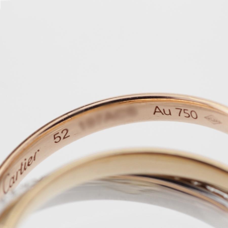 Cartier（カルティエ） トリニティ ダイヤ K18WG×K18YG×K18PG スリー