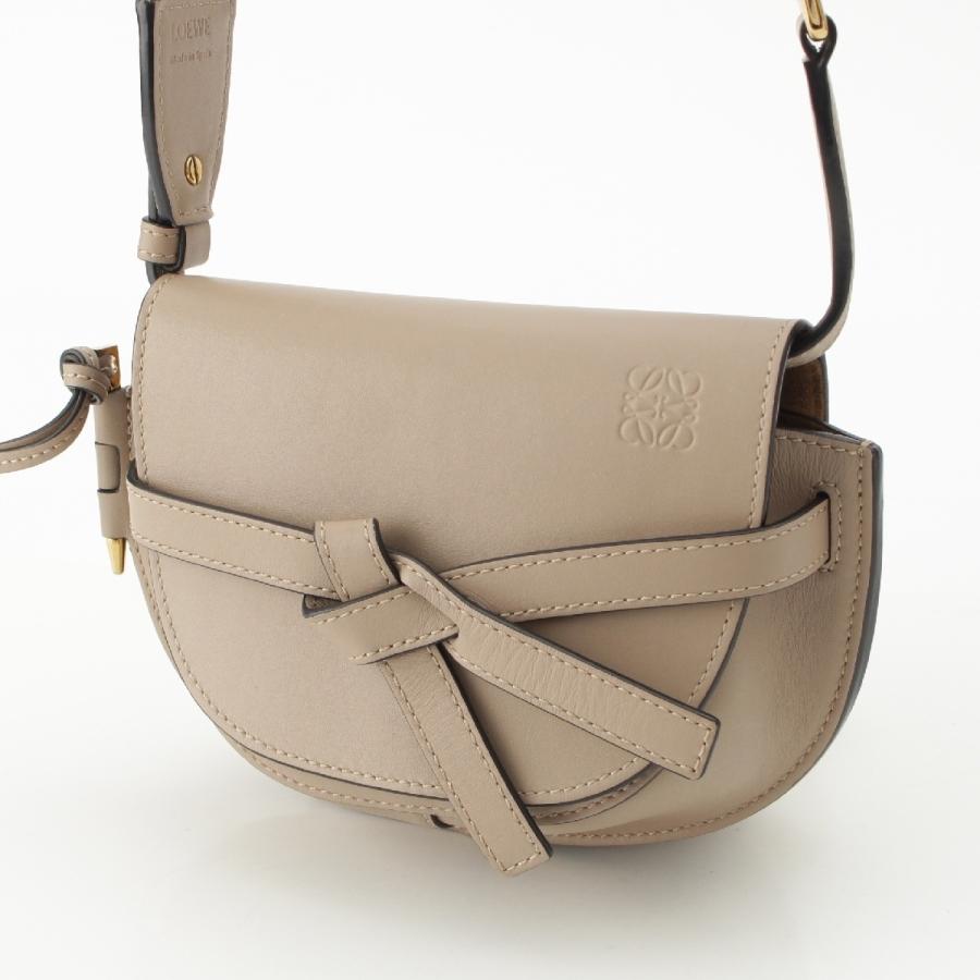 LOEWE（ロエベ） レザー ゲート デュアル ミニ ショルダーバッグ 