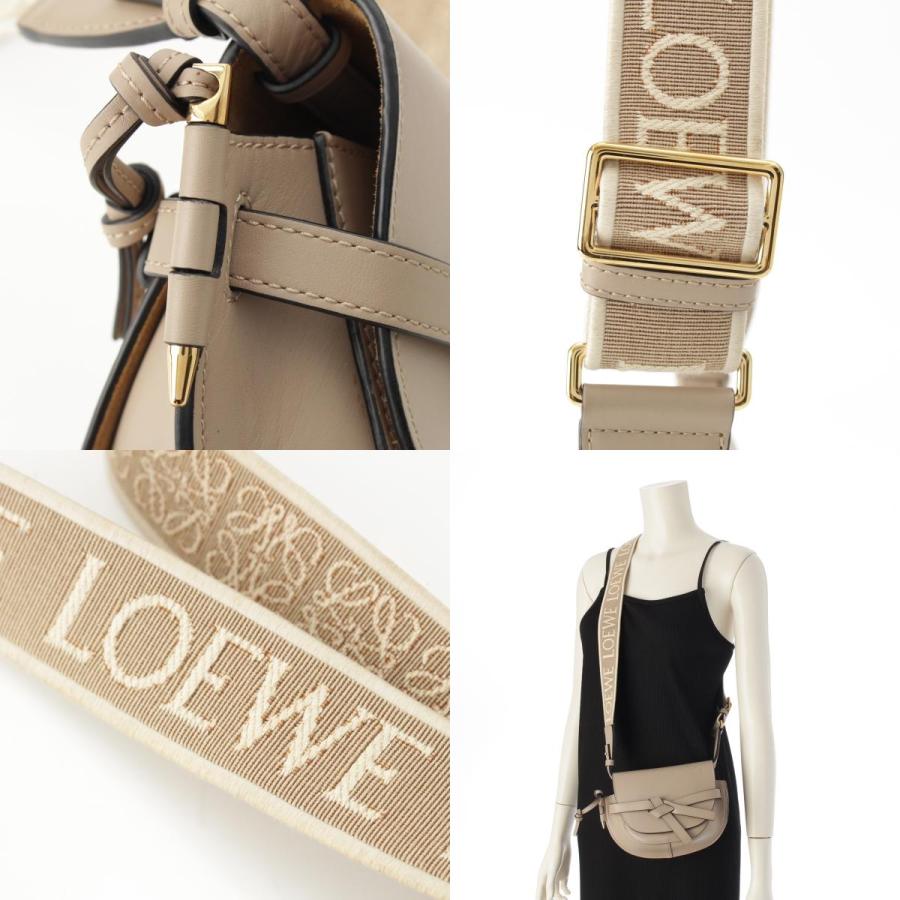 LOEWE（ロエベ） レザー ゲート デュアル ミニ ショルダーバッグ 