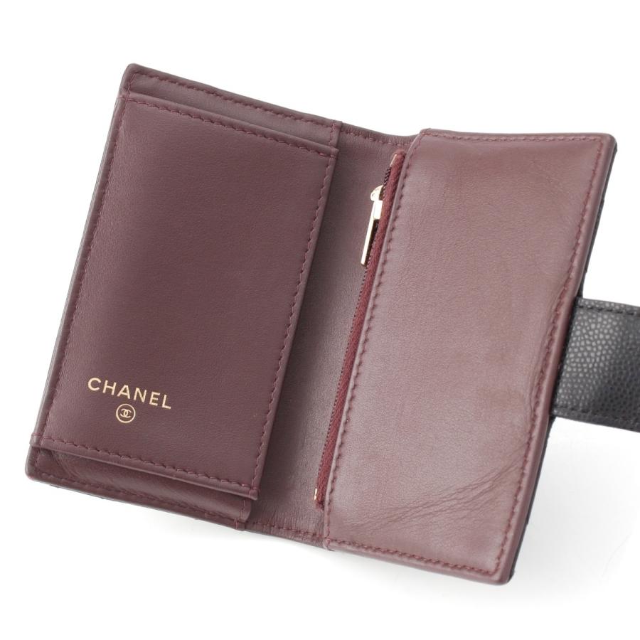 CHANEL（シャネル） 30番台 キャビアスキン ココマーク ミニウォレット