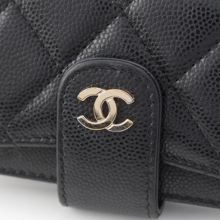 CHANEL（シャネル） 30番台 キャビアスキン ココマーク ミニウォレット