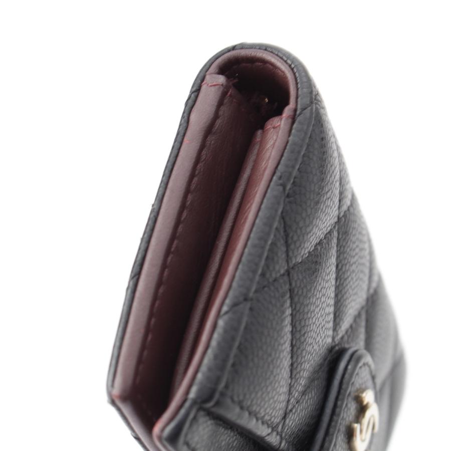 CHANEL（シャネル） 30番台 キャビアスキン ココマーク ミニウォレット