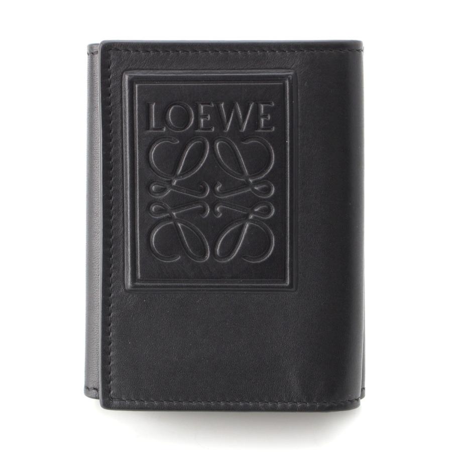 LOEWE ロエベ トライフォールド 三つ折り財布 C565TR2X04 ブラック  