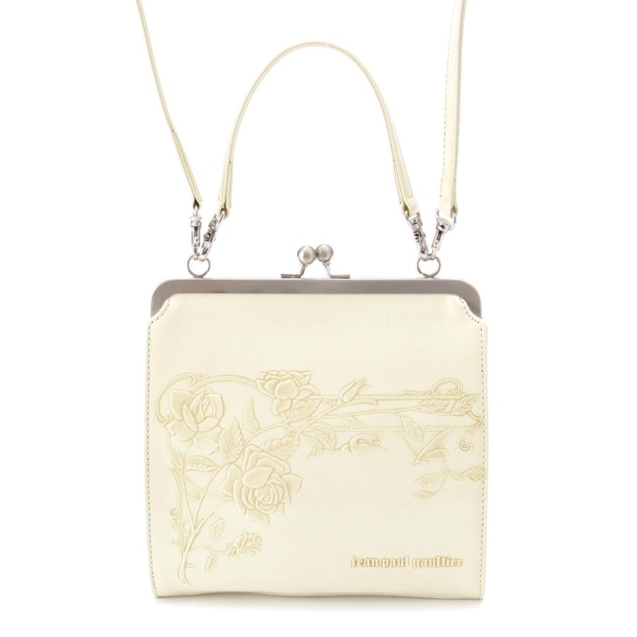 ジャンポールゴルチエ ニューローズ がま口 ショルダーバッグ  