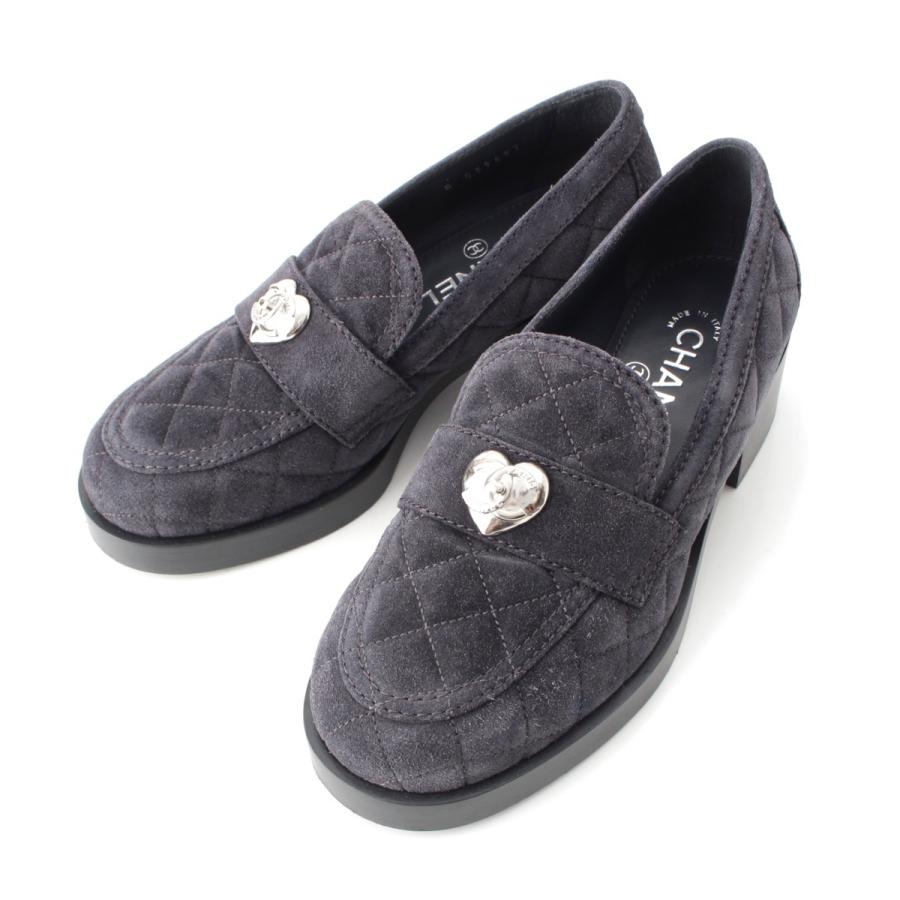 CHANEL（シャネル） 23K スエード ココマーク ハート マトラッセ 