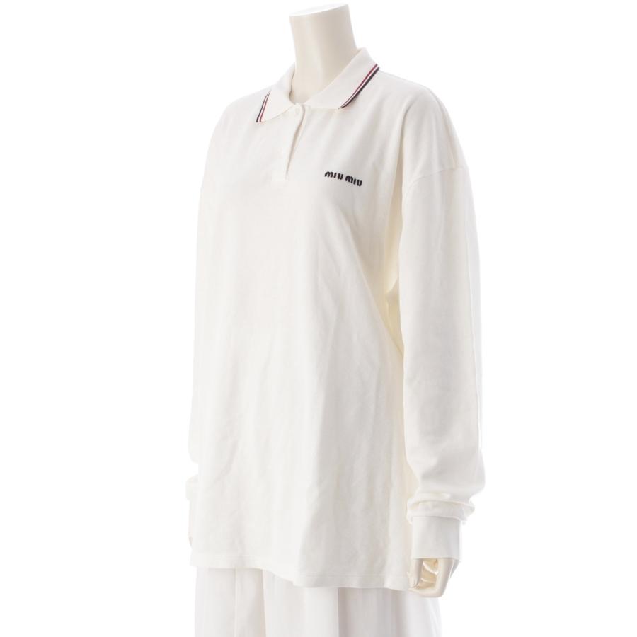 miu miu（ミュウミュウ） 25SS コットンピケ トリコロール ポロシャツ